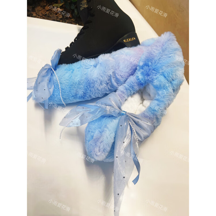 

EDEA DIY набор мягких чехлов для лезвий фигурных коньков, впитывающие Sanrio антицарапающие антикоррозийные защитные чехлы, 1 пара радужные синие бабочки (3.0 плюш)