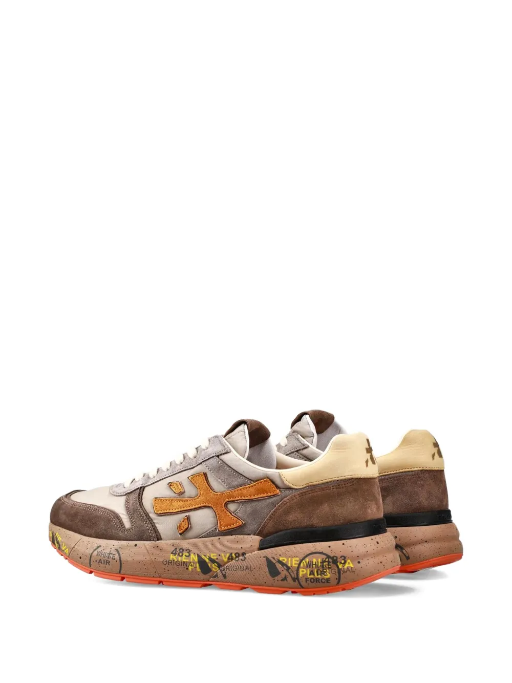 Кроссовки MICK 7866 lace-up suede senakers PREMIATA, коричневый — фото 3
