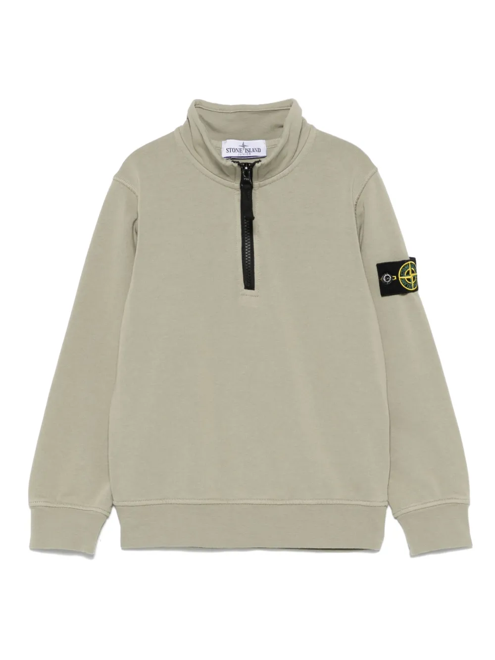 

Пуловер с нашивкой Compass Stone Island Junior, зеленый