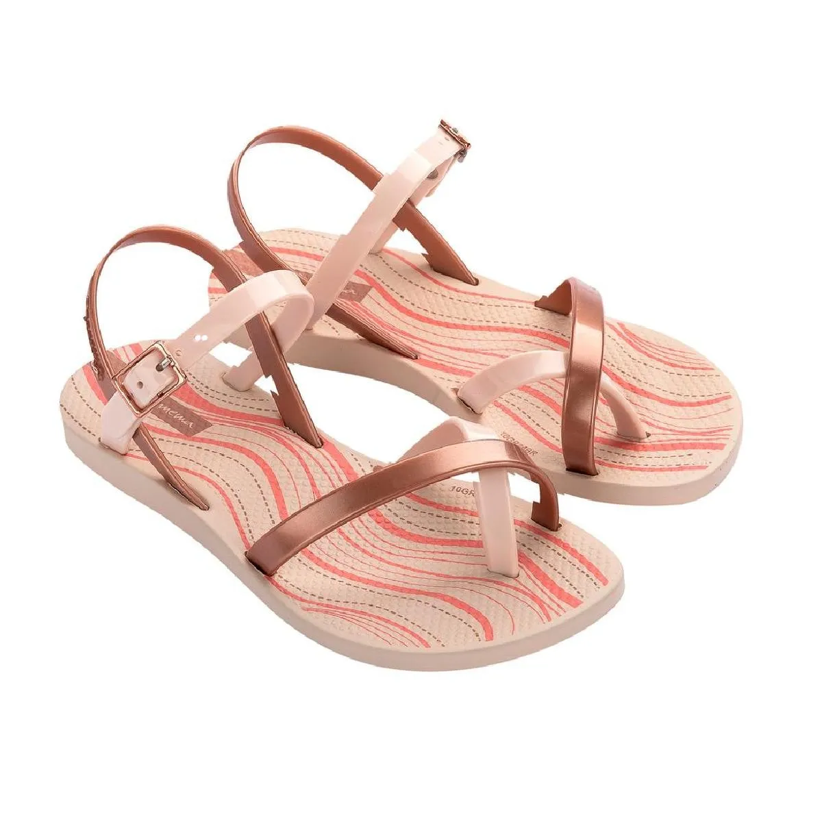 Детские пляжные сланцы fashion sand x kids IPANEMA Ipanema, бежевый/коричневый — фото 2