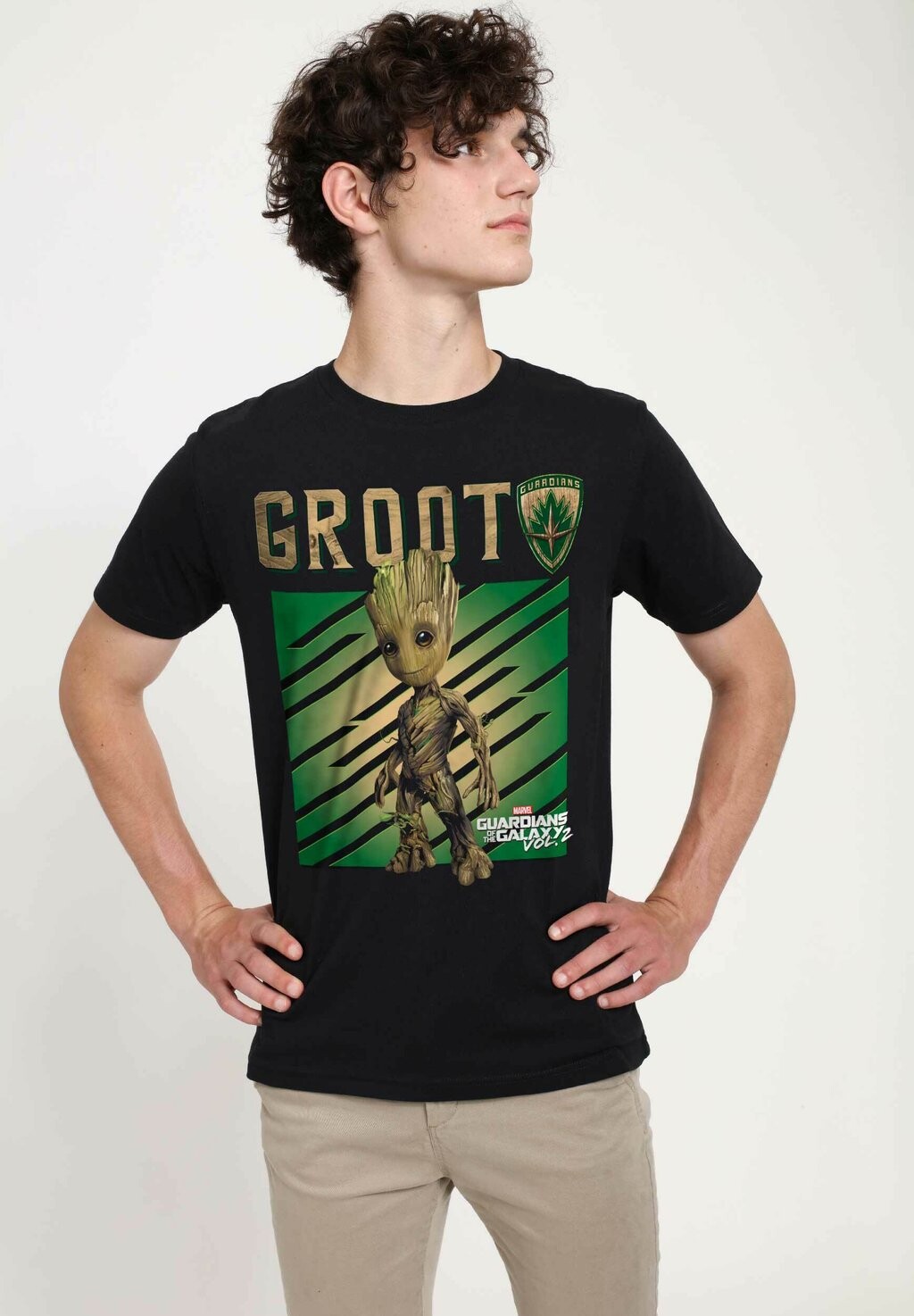 

Футболка с принтом MARVEL GROOT TREE UNISEX Marvel, черный