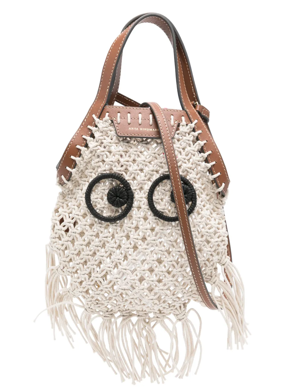 

Сумка-тоут с декором Eyes Anya Hindmarch, нейтральный