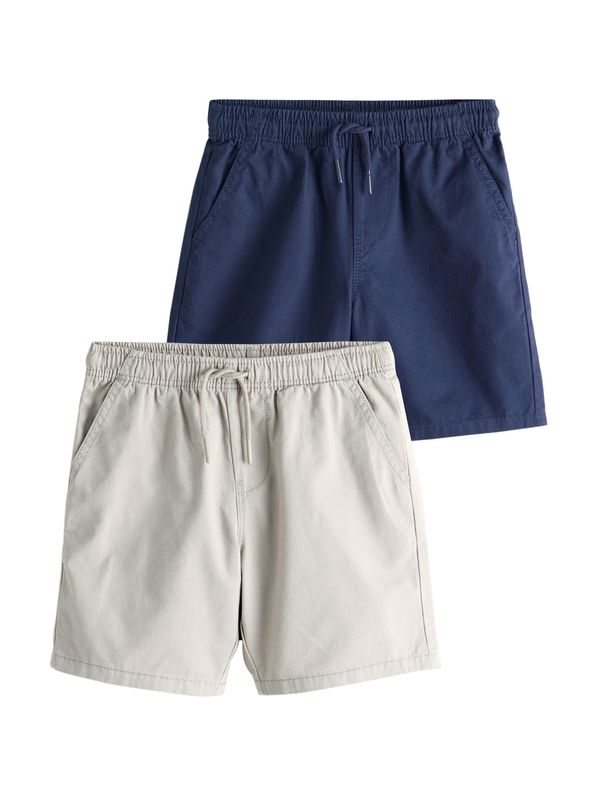 

Next Широкие шорты в цвете Navy, Stone