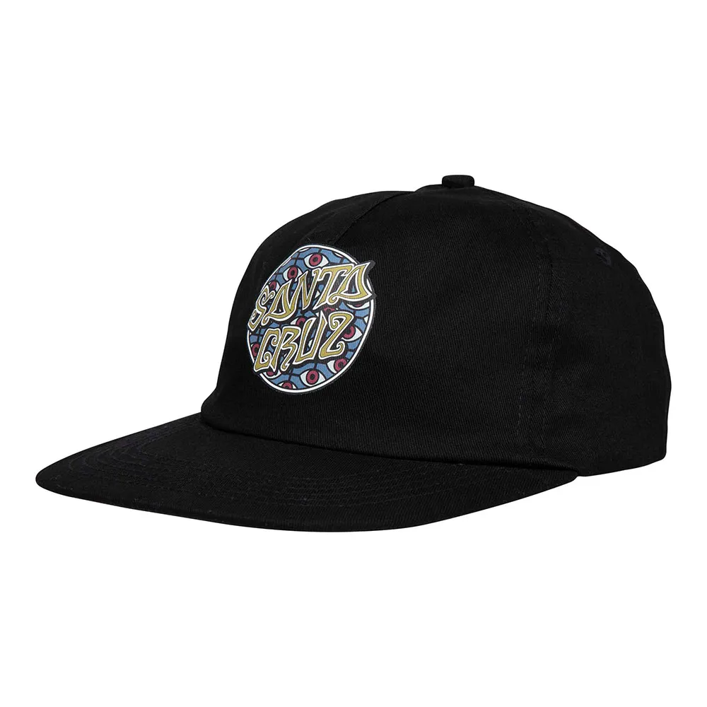 

Кепка Santa Cruz Salba eyes dot snapback, черный