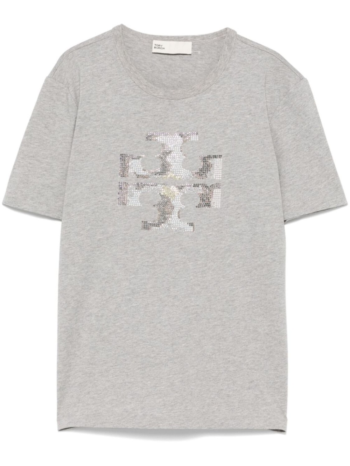 

Футболка Crystal с логотипом Tory Burch, серый
