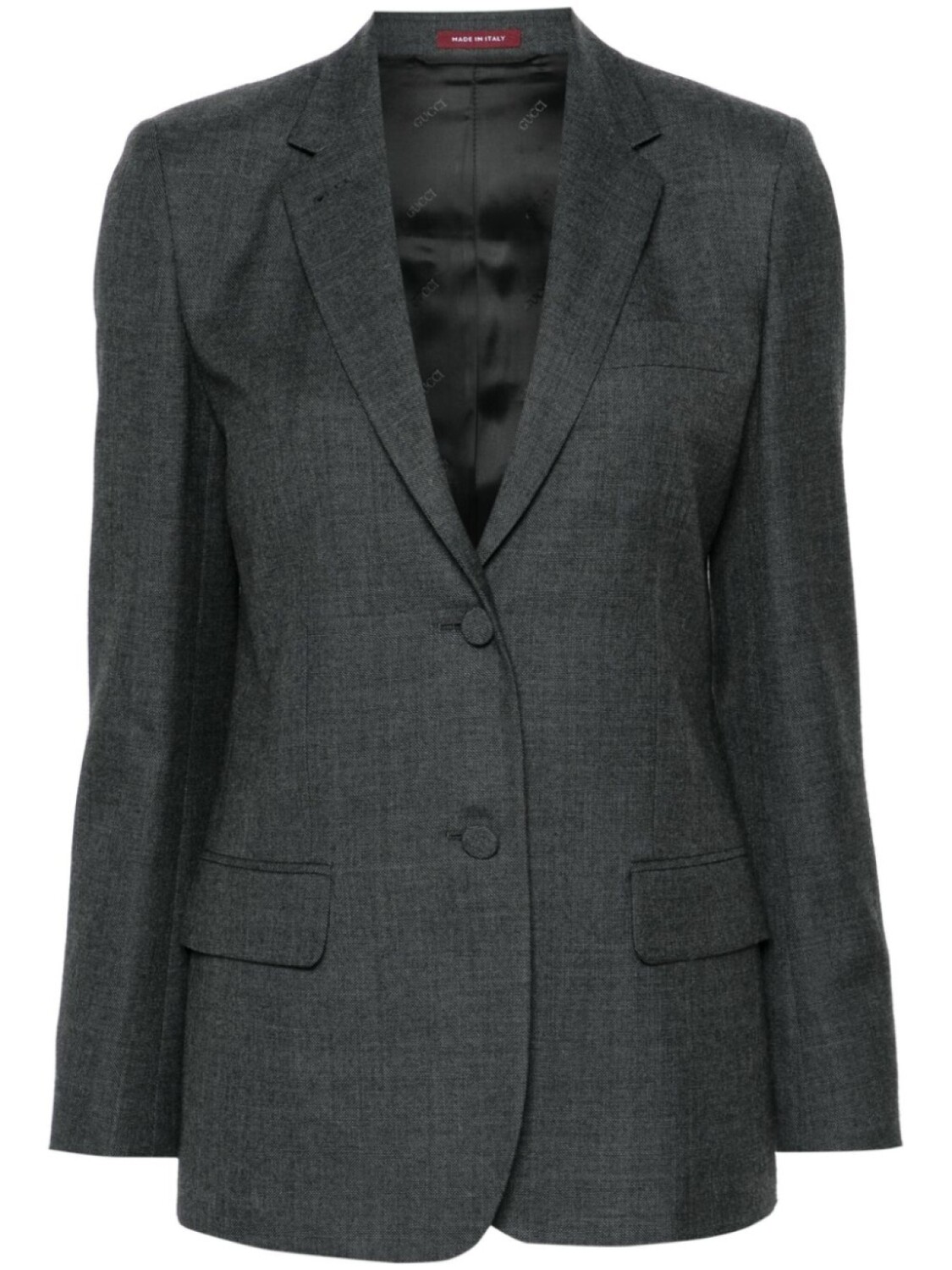 

Шерстяной пиджак English Grisaille Gucci, серый