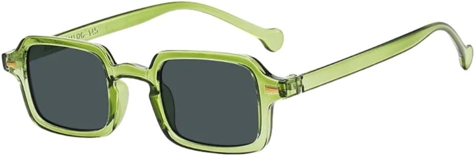 

Модные квадратные солнцезащитные очки для женщин, антибликовые, в стиле ретро, ​​с заклепками, прямоугольные, с защитой от УФ-излучения UV400, спортивные солнцезащитные очки для мужчин UJNHGQ, Green