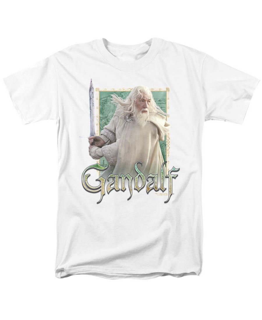 

Мужская футболка с изображением Гэндальфа Lord Of The Rings, White, Белый, Мужская футболка с изображением Гэндальфа Lord Of The Rings, White
