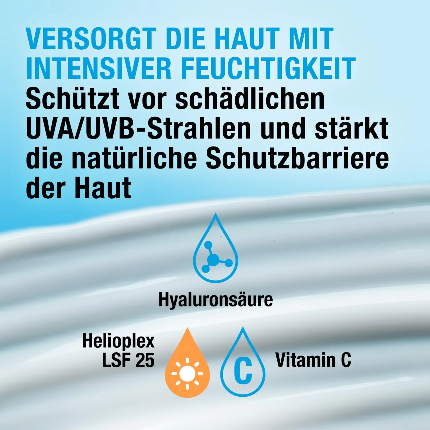 Флюид Neutrogena — Легкий для лица Hydro Boost Aqua Fluid SPF 25 с гиалуроновой кислотой и витамином C, 50 мл — фото 3