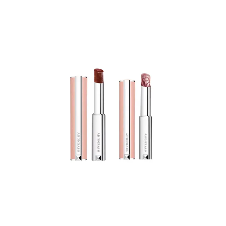 Givenchy Набор премиальных бальзамов для губ Sweet Lip Balm с увлажняющим кремом, легко растушевывается, 2.8г*2, Two-Piece Set: #N501 Ribes Rubrum 2.8g+#N117 Black Tea Latte 2.8g