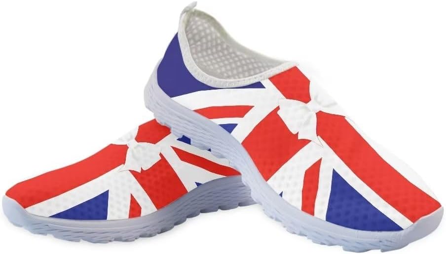 

Кроссовки Belidome с животным принтом на шнуровке для взрослых женщин и мужчин, легкие, дышащие и удобные, Britain Flag