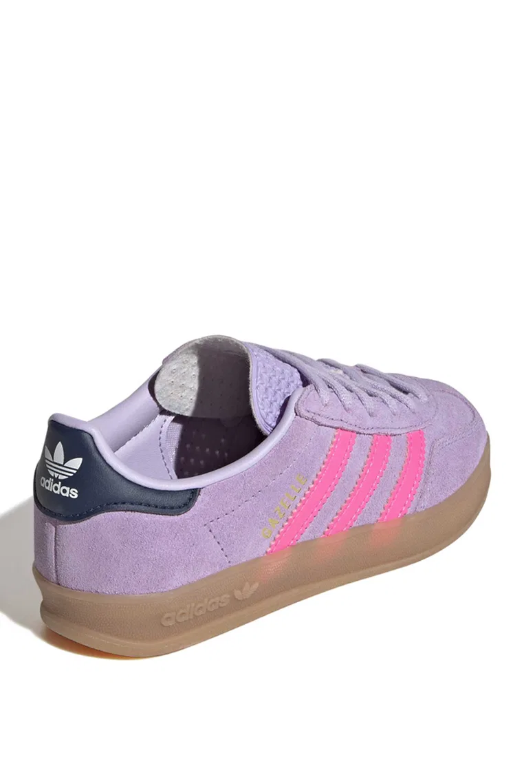 Кроссовки детские Gazelle Indoor, Adidas, розовый — фото 3