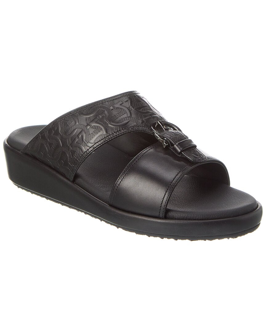 

Феррагамо Мюррей кожаные сандалии Salvatore Ferragamo, черный