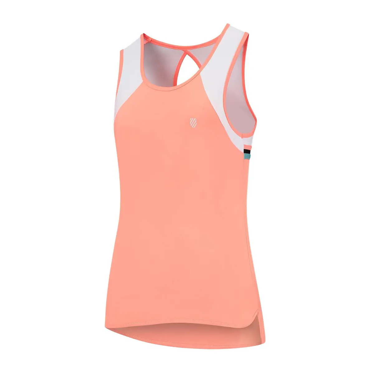 

Hypercourt Advent 3 K·Швейцарская женская футболка для тенниса и паделя K-Swiss, цвет Rosa pastel