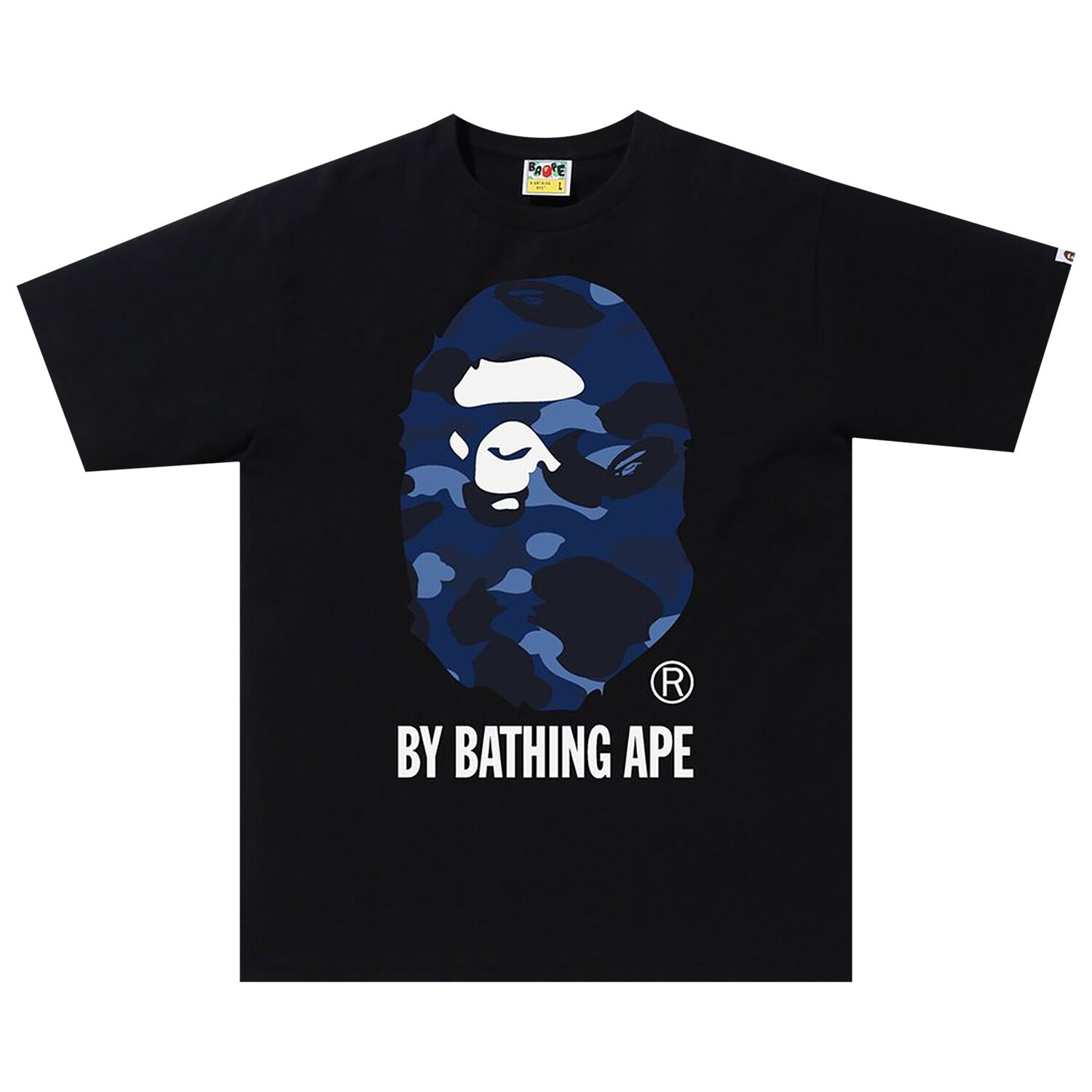

Футболка BAPE Color Camo By Bathing Ape, цвет Черный/Темно-синий