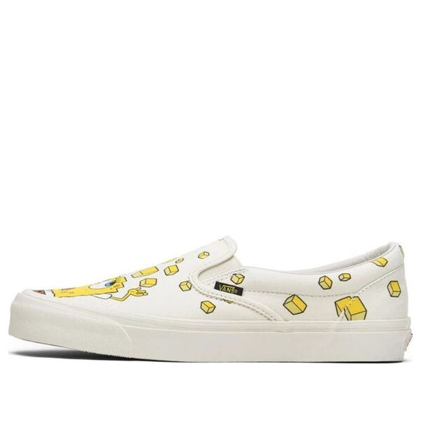 

Кроссовки og classic slip-on lx 'spongebob' Vans, белый