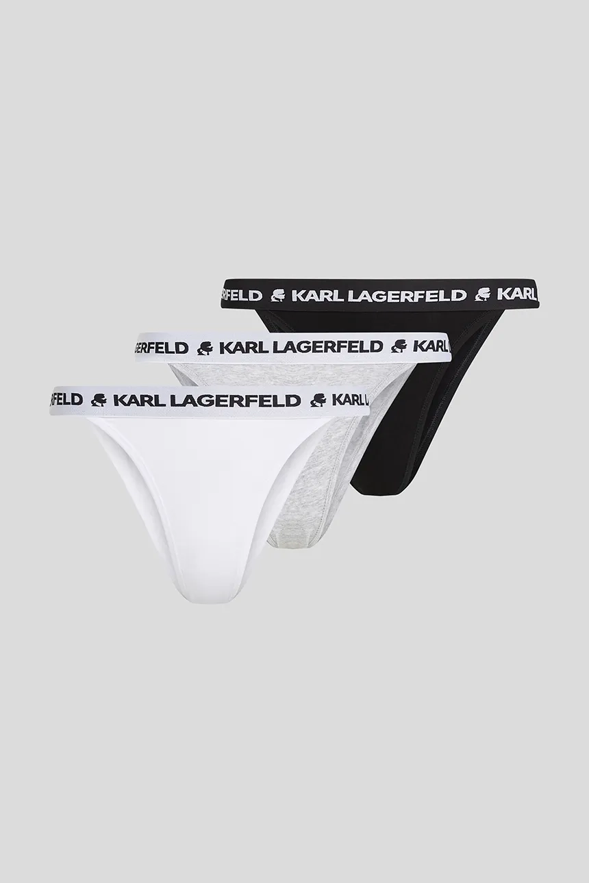 

Бразильские трусы, 3 шт Karl Lagerfeld, мультиколор