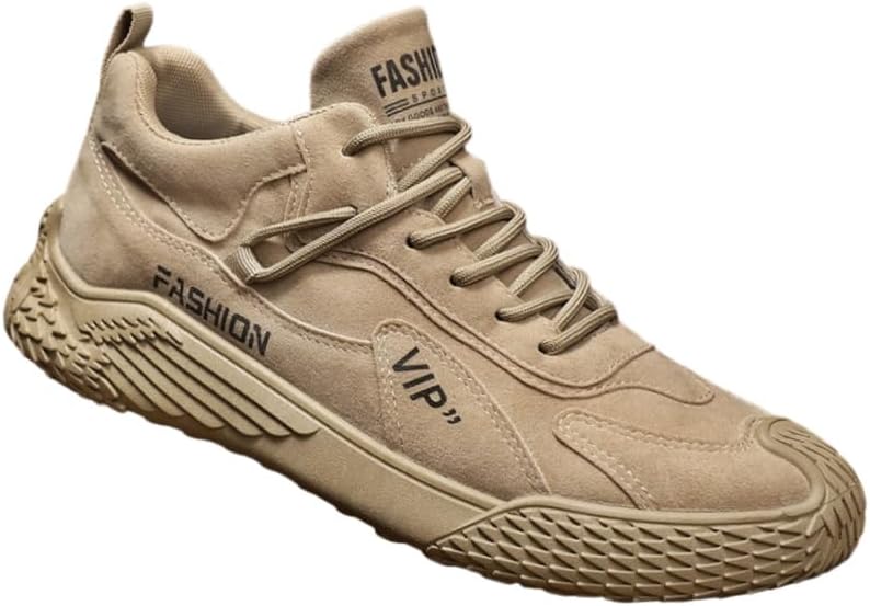 

Мужские модные спортивные кроссовки - удобные и повседневные, с низким верхом и противоскользящей подошвой, подходят для ежедневной носки Fusecottc, хаки