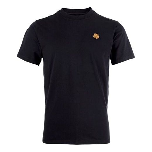

Футболка men's ss21 tiger head micro mark round neck short sleeve black Kenzo, черный