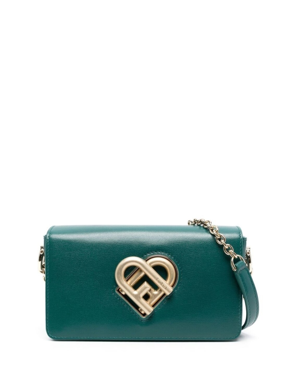 

Furla сумка через плечо с логотипом, зеленый