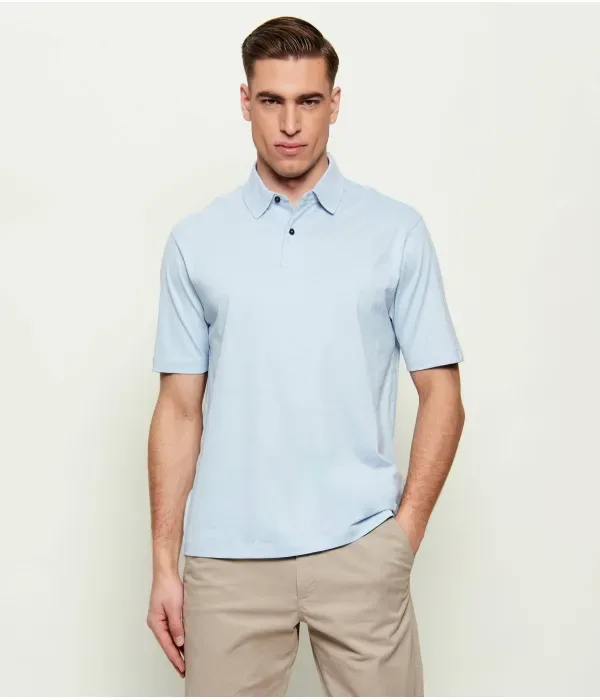 Полюс loose fit Emporio Armani, небесно-голубой