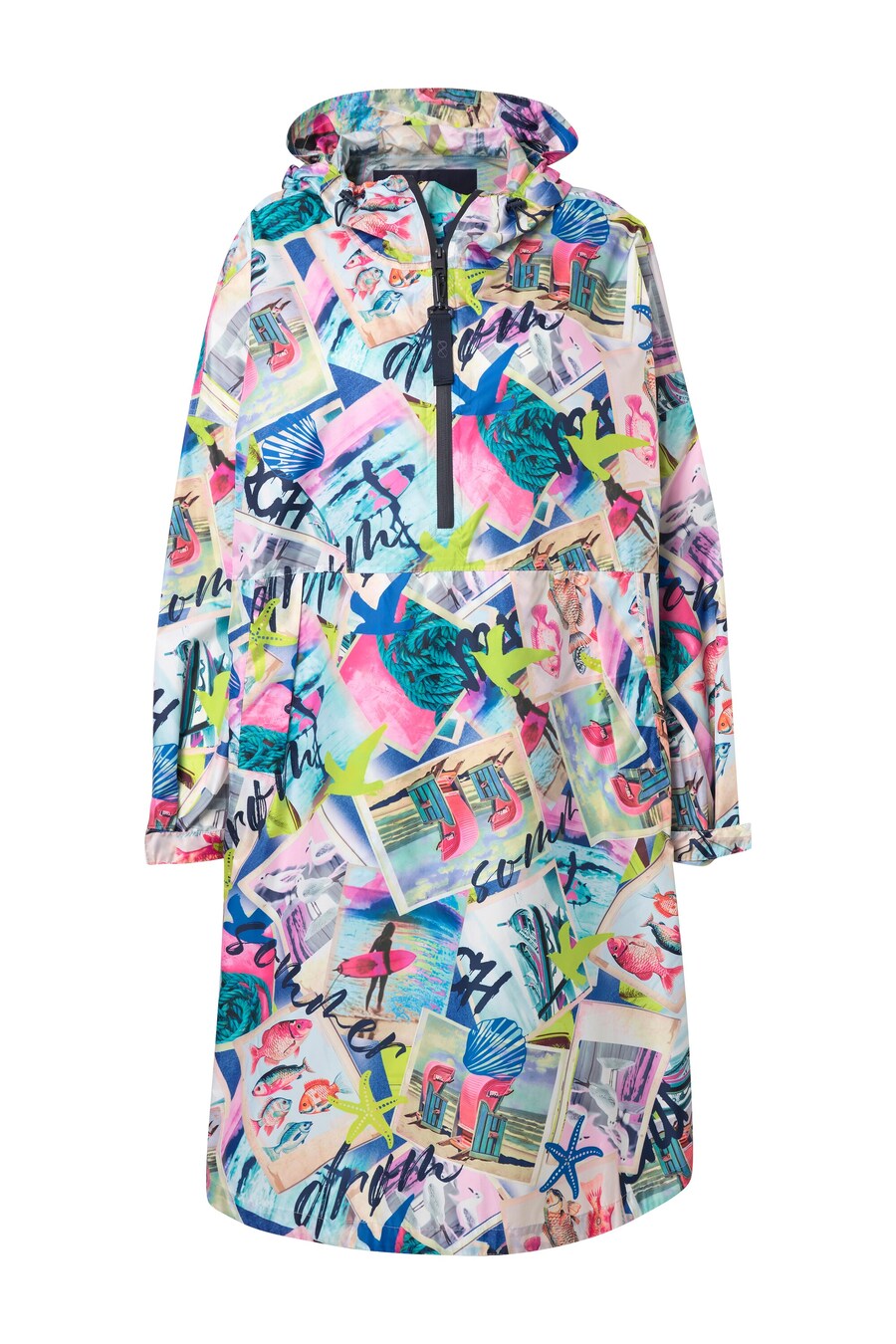 

Плащ LAURASØN, Blue/Light blue