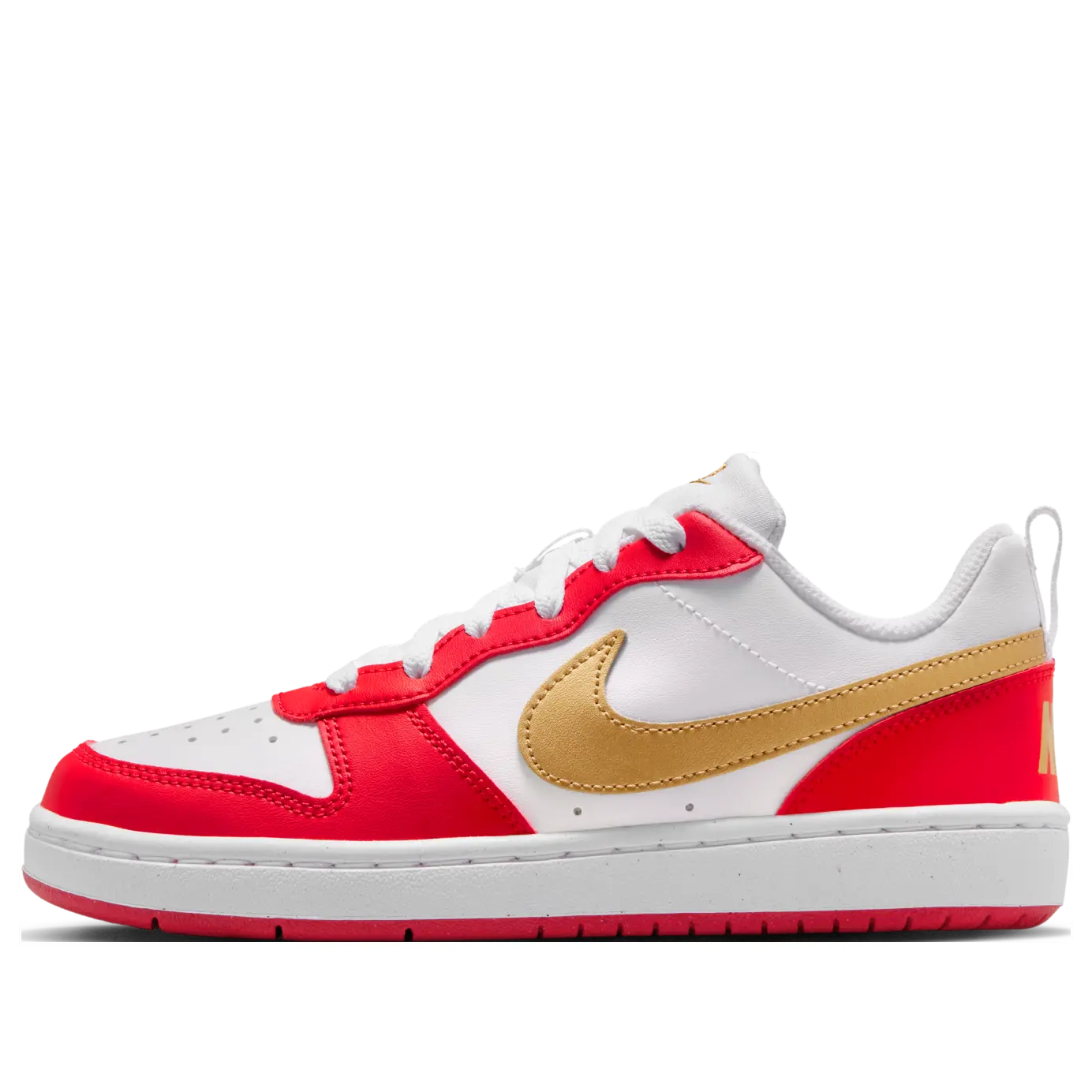

Кроссовки Nike Court Borough Low 'Red White Metallic Gold'