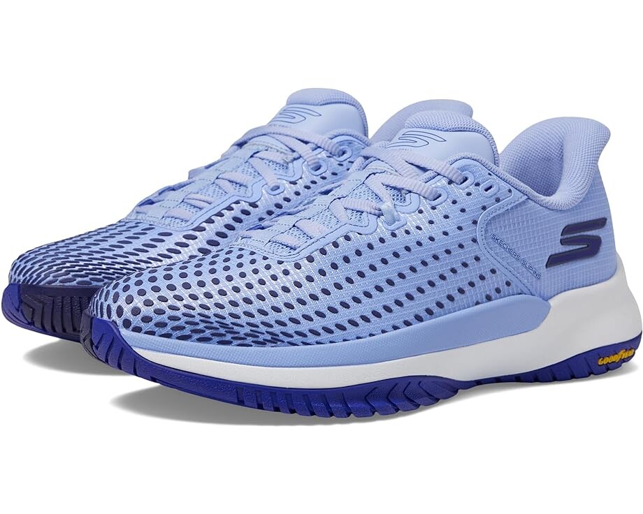 

Кроссовки SKECHERS Viper Court Elite Hands Free Slip-Ins, цвет Light/Blue