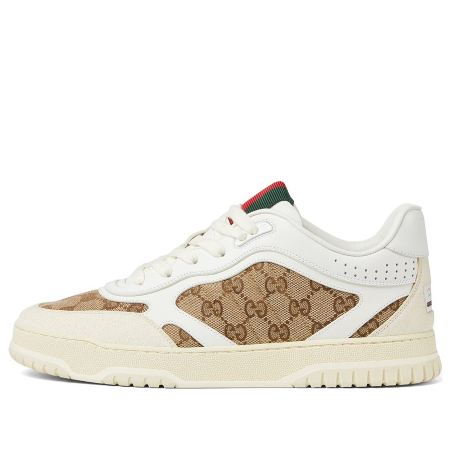 Кроссовки Gucci Re-Web GG Canvas 'White Beige', белый