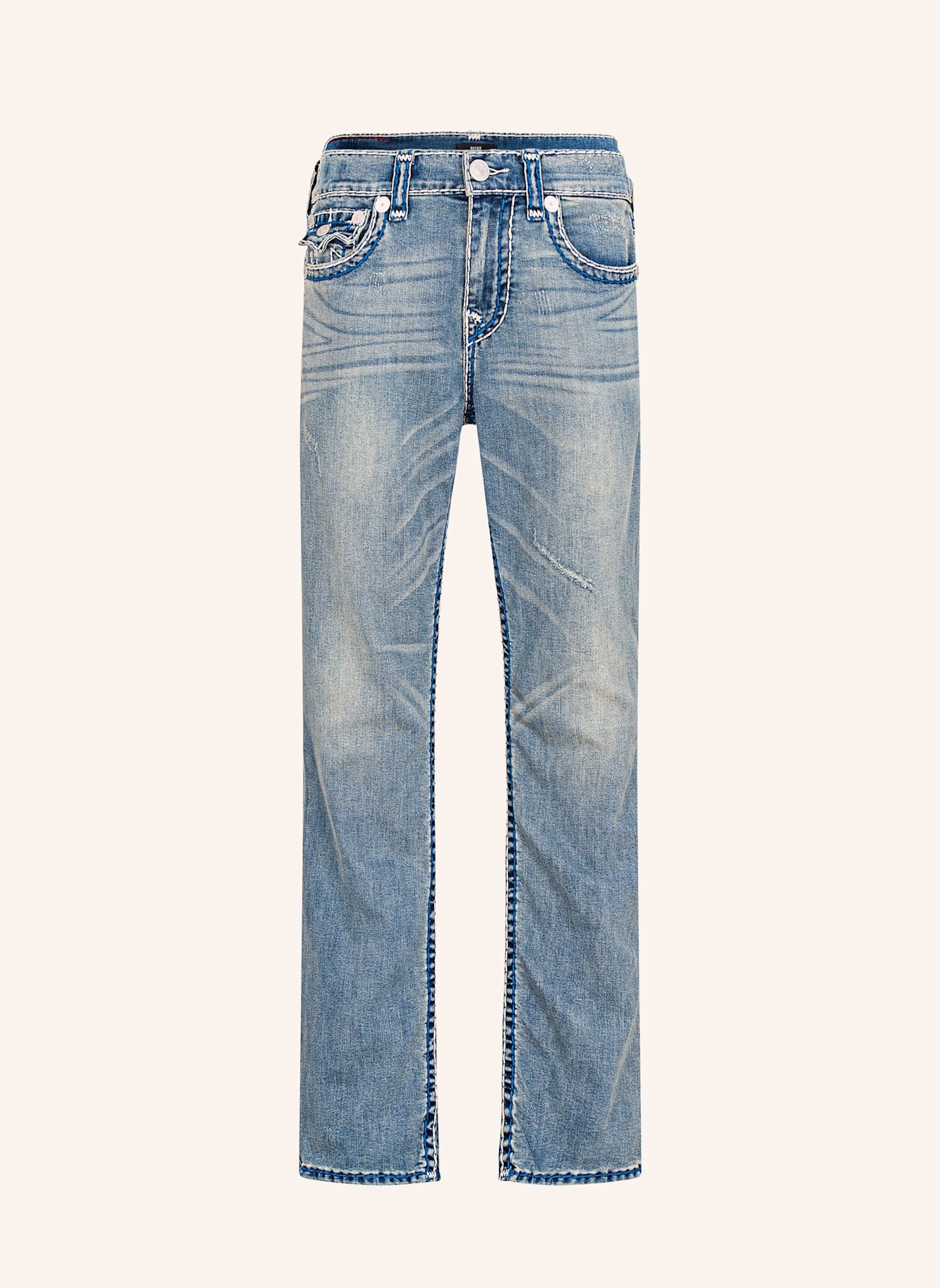 

Джинсы рикки супер т True Religion, синий
