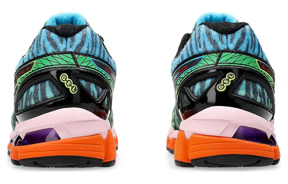 Gel Kayano 20 Kenzo Digital Aqua Asics, сине-красный — фото 4