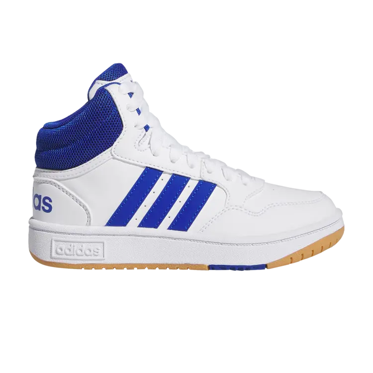 

Кроссовки Hoops 3.0 Mid K, цвет White Royal Blue