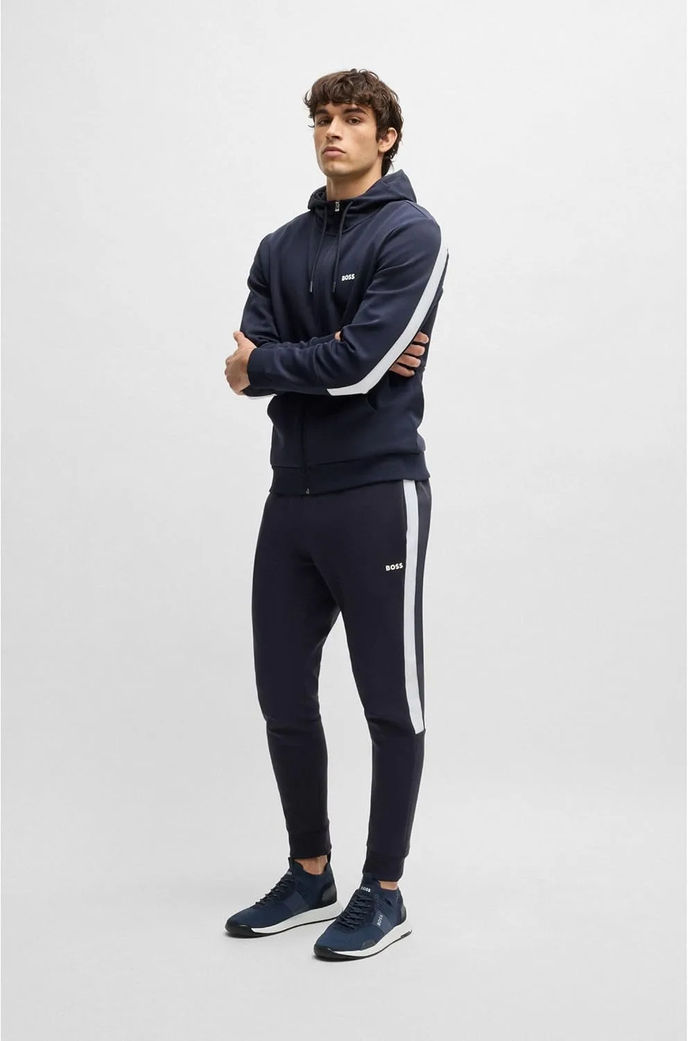BOSS Herren Hugo Titanium_Runn_knst_nКроссовки, темно-синий — фото 2