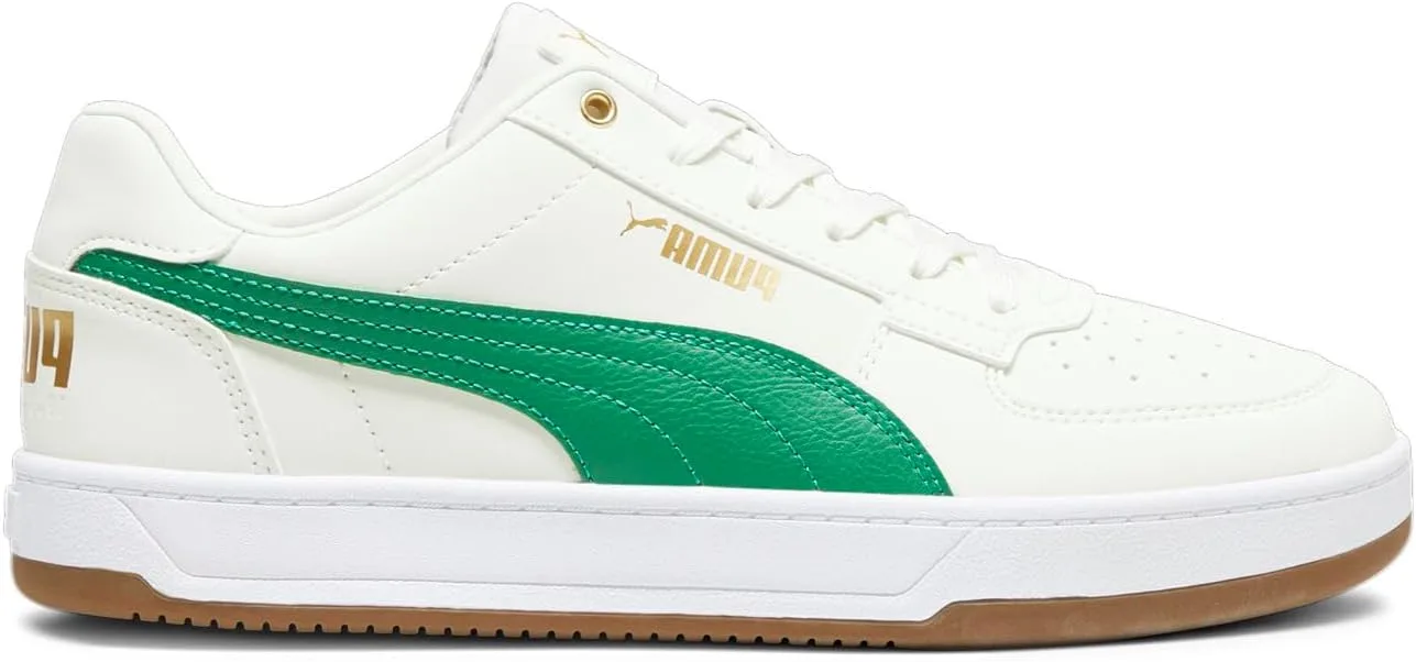 Мужские спортивные кроссовки Puma PUMA Caven 2.0, белый/зеленый/золотой — фото 2