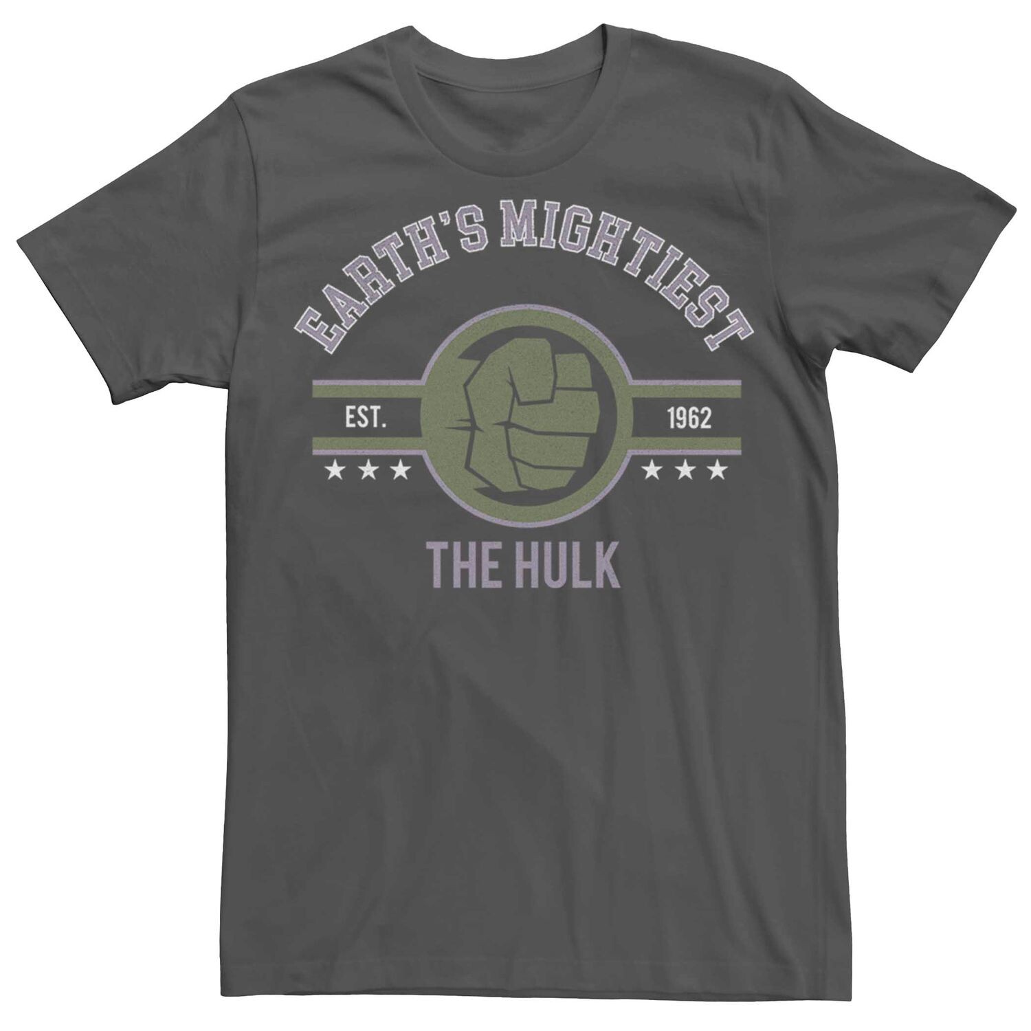

Мужская трикотажная футболка с логотипом Marvel Mighty Hulk Licensed Character