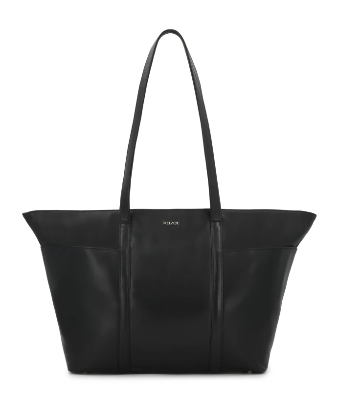 

Большая кожаная сумка Kazar, черный