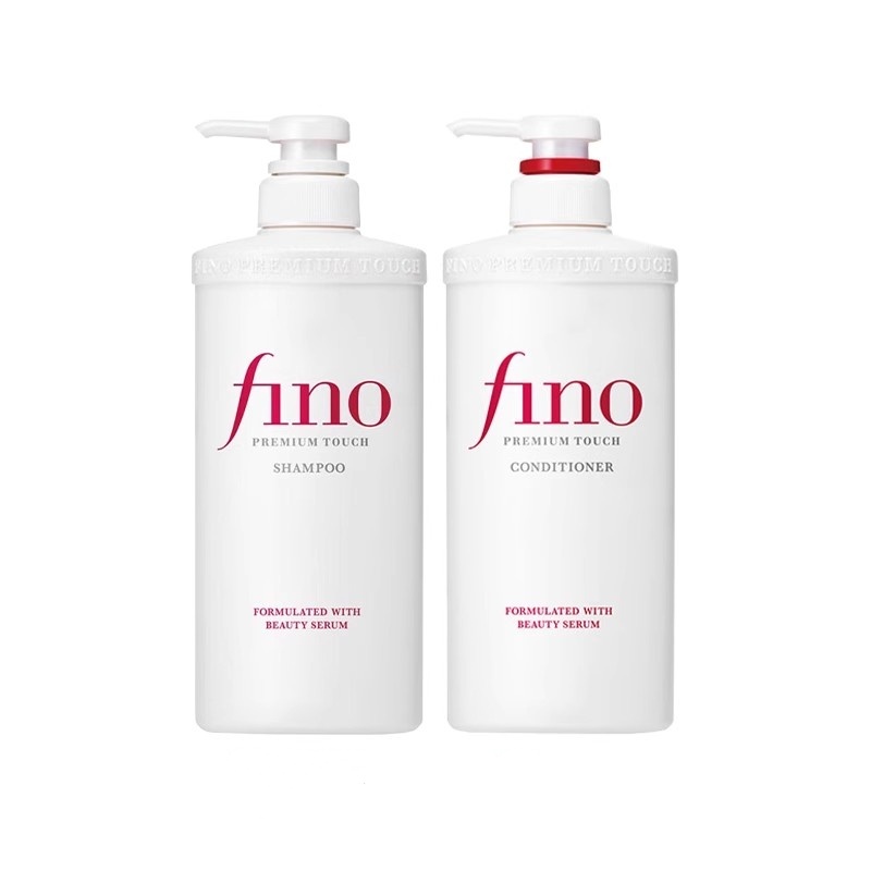 Набор Shiseido Fino Premium Touch: Шампунь и Кондиционер для волос, 550 мл х 2 — фото 2