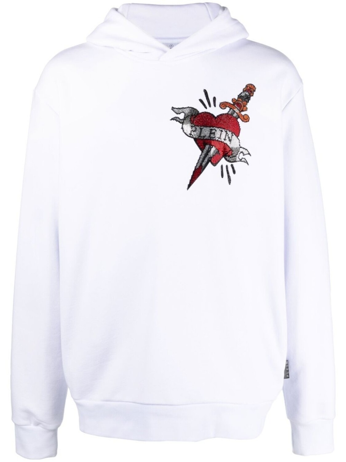 

Philipp Plein худи Love с логотипом, белый