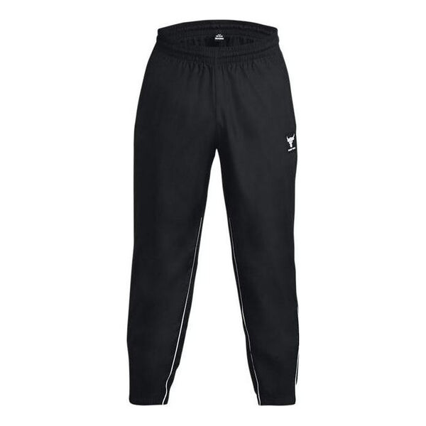

Брюки project rock woven pants 'black' Under Armour, черный