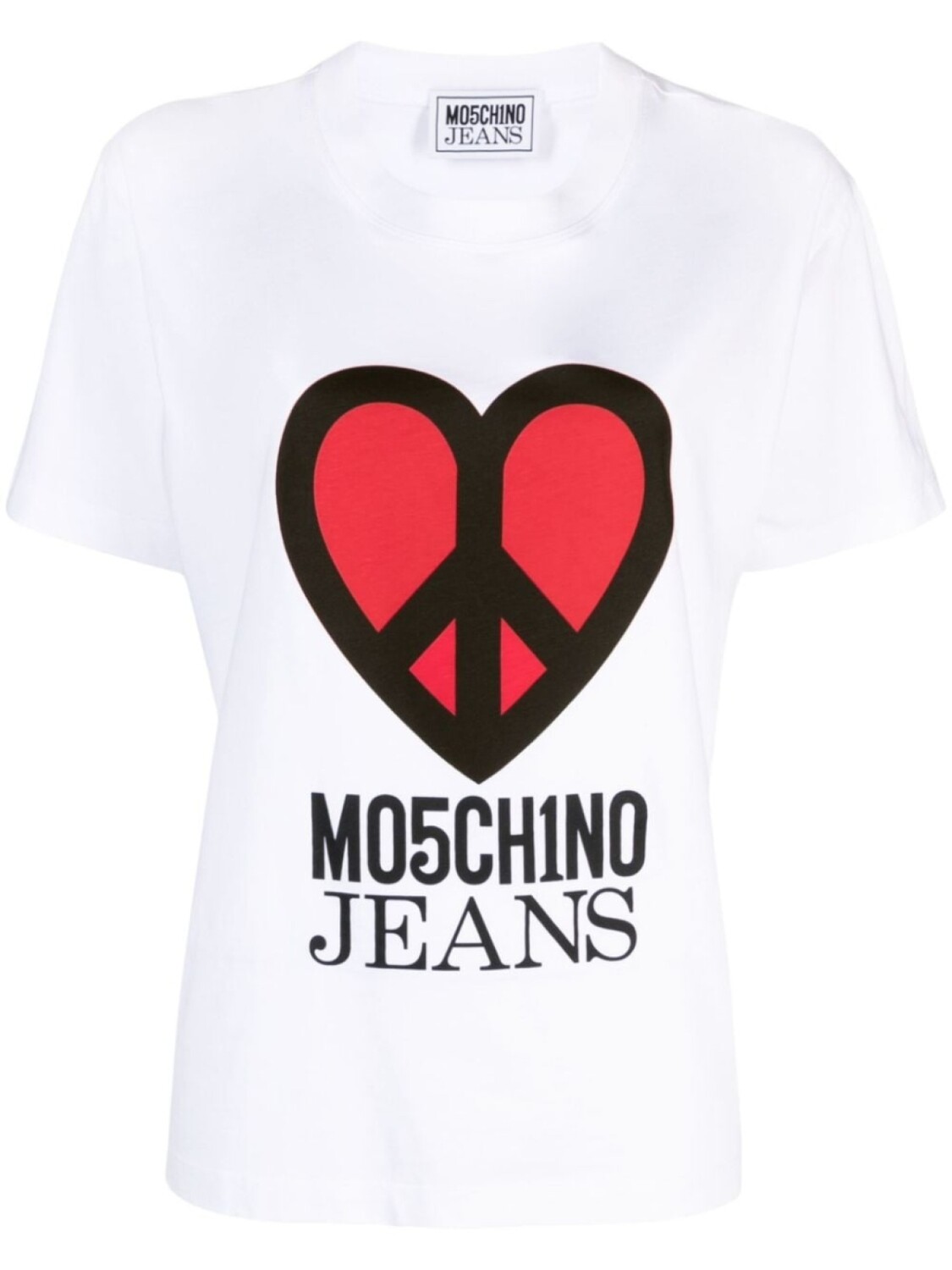 

MOSCHINO JEANS футболка с логотипом, белый
