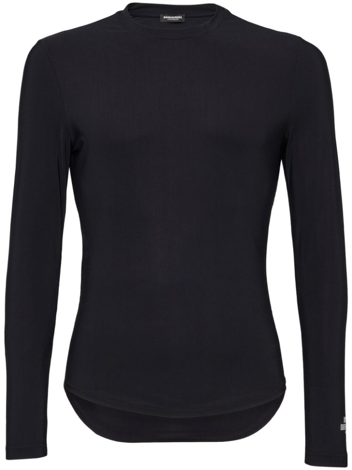 

DSQUARED2 топ Icon с длинными рукавами, черный