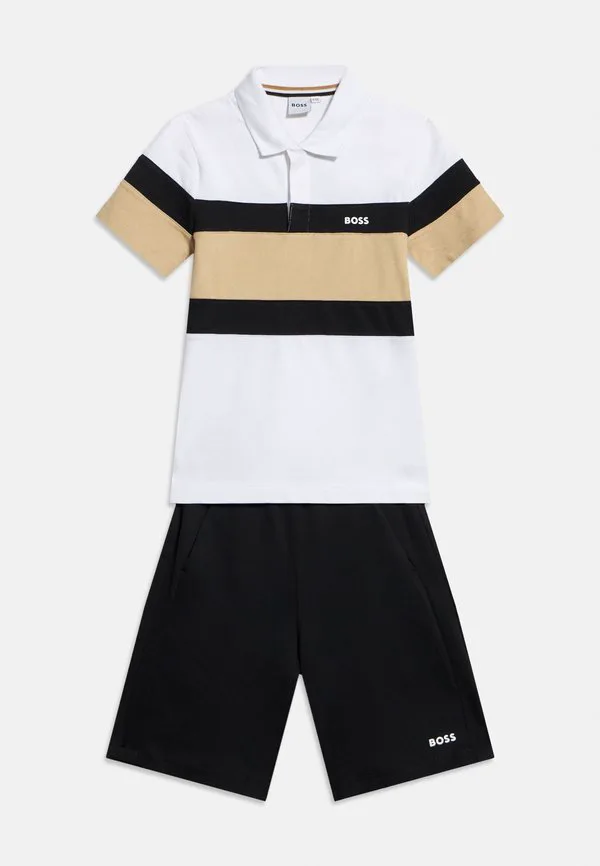 Детская подростковая рубашка-поло "бермуды" Boss Kidswear, Black — фото 3