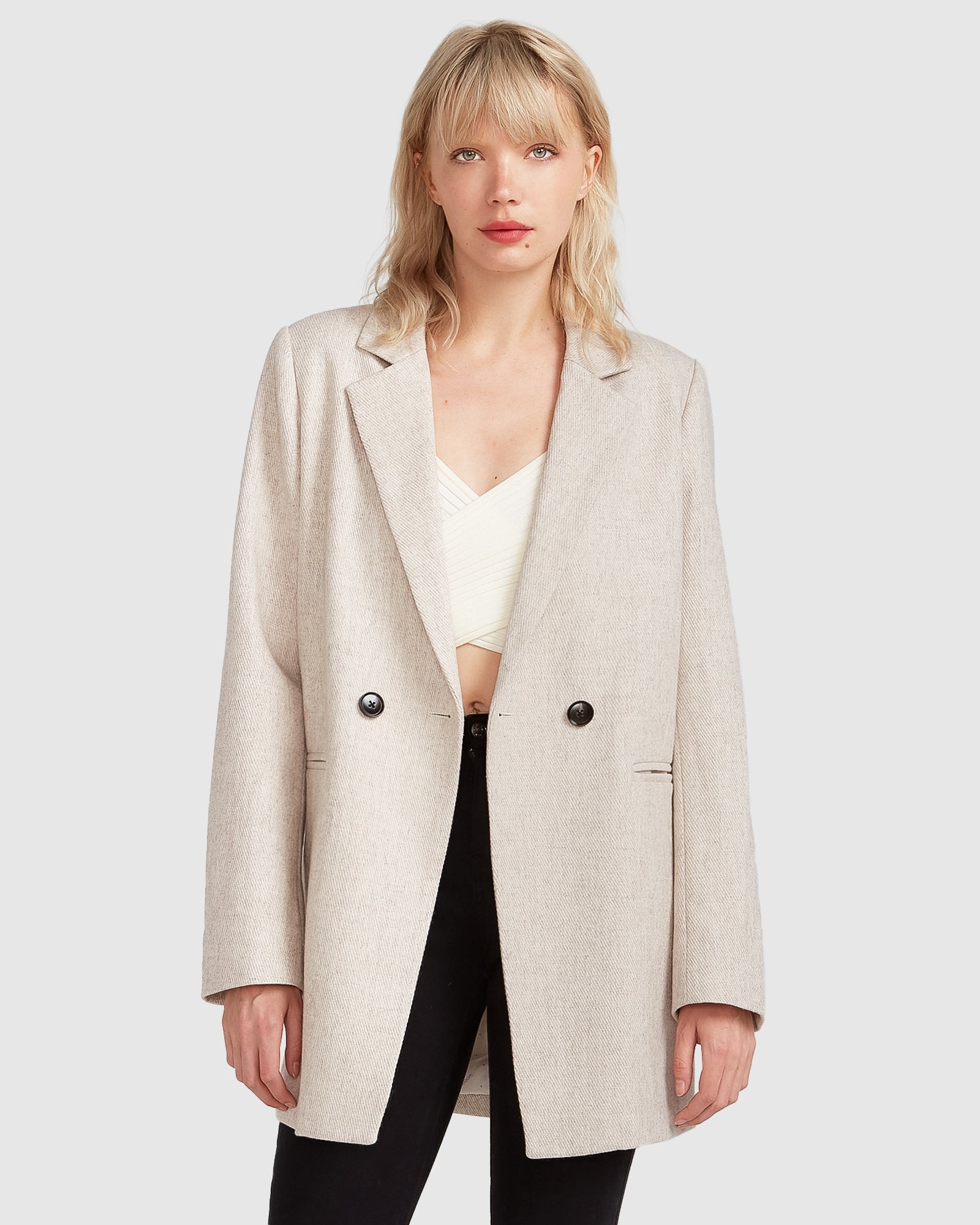 

Пальто Kensington Oversize Belle&Bloom, цвет natural