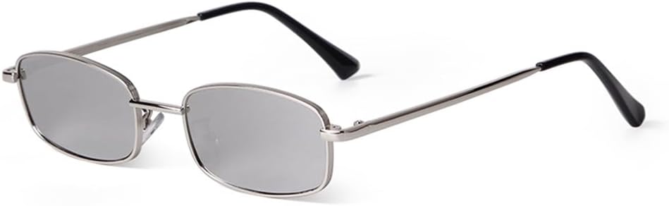 

Солнцезащитные очки UV400 с защитой от УФ-излучения — маленькая металлическая оправа, подходят для женщин и мужчин, для бега и занятий спортом на открытом воздухе UYPTK, C9 Silver