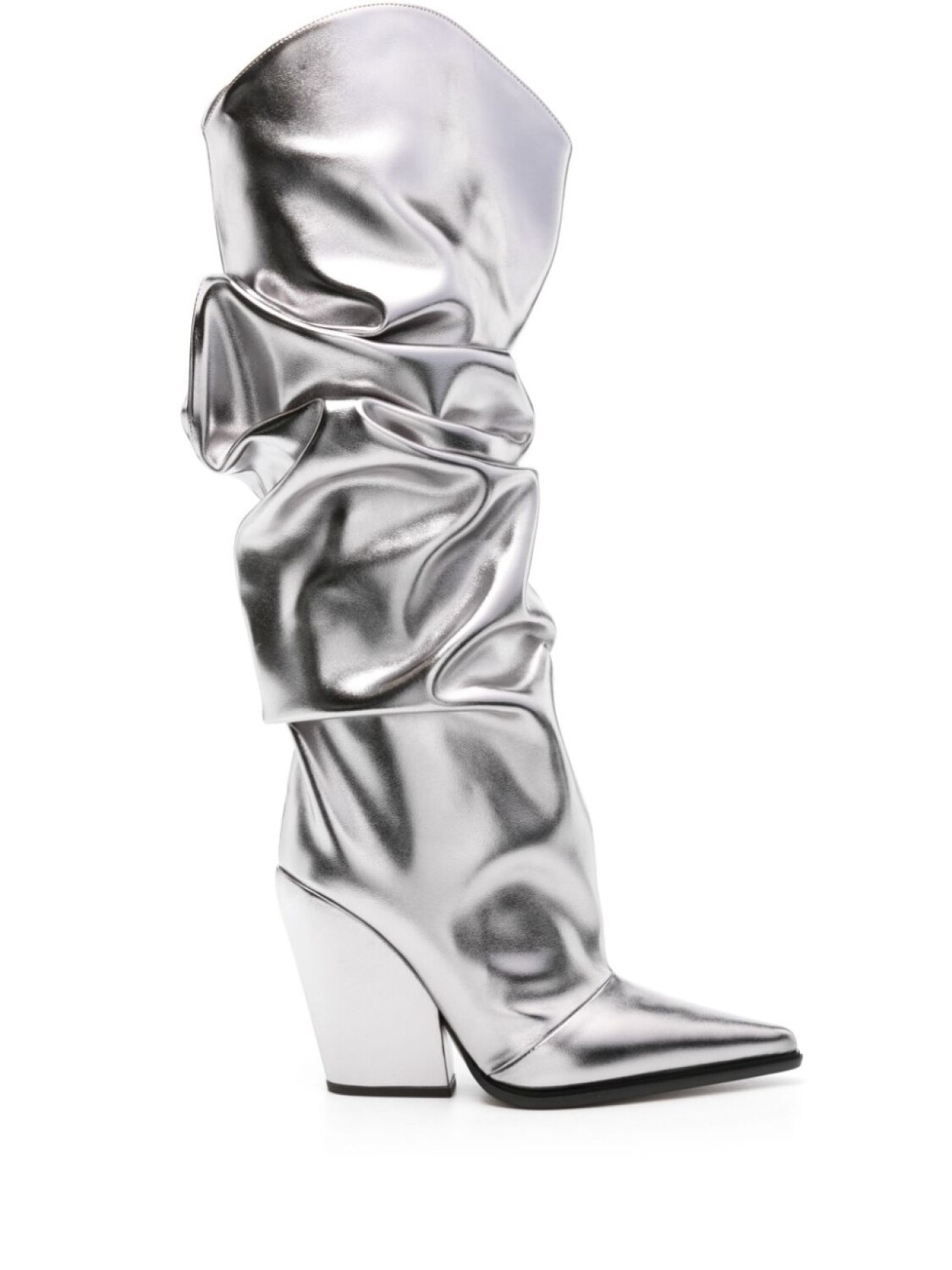 

Avi 105мм гольфы Сапоги Alexandre Vauthier, серебристый