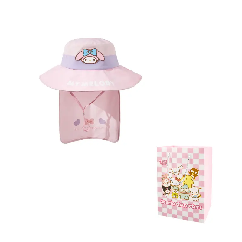 

Sanrio Детская солнцезащитная шапка из полиэстера, Melody Fisherman Hat