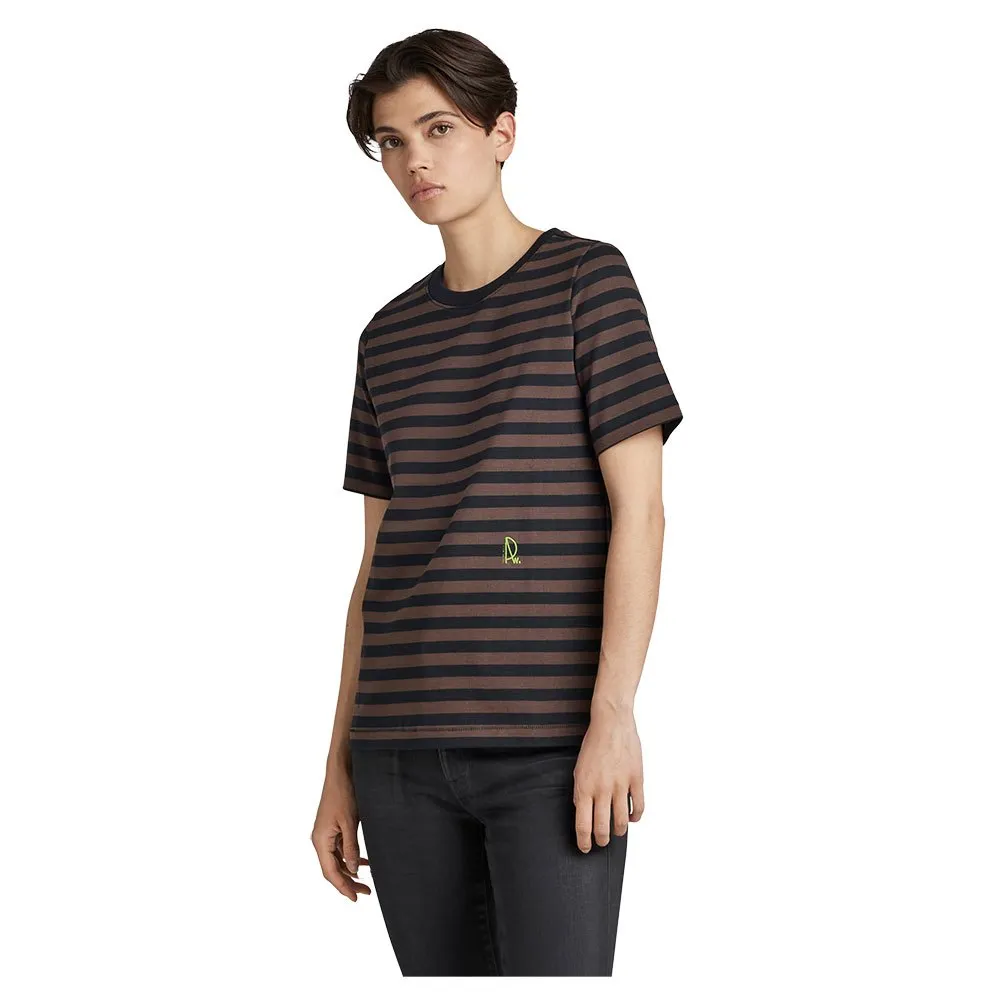 

Футболка G-Star Small Raw Gr Stripe, коричневый