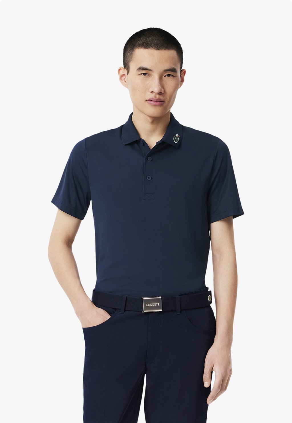 

Поло SHORT SLEEVES Lacoste Sport, синий