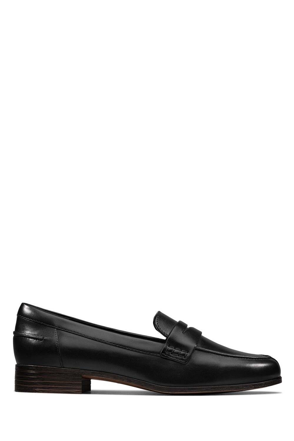 

Кожаные лоферы Hamble с широким кроем Clarks, черный