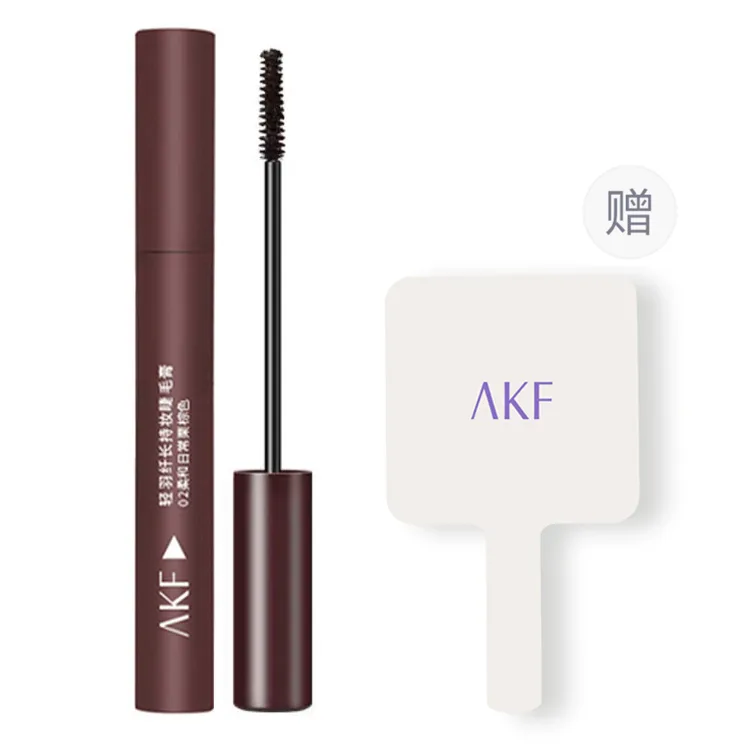 AKF Тушь для ресниц удлиняющая стойкая водостойкая 5 г, 02 Soft chestnut brown